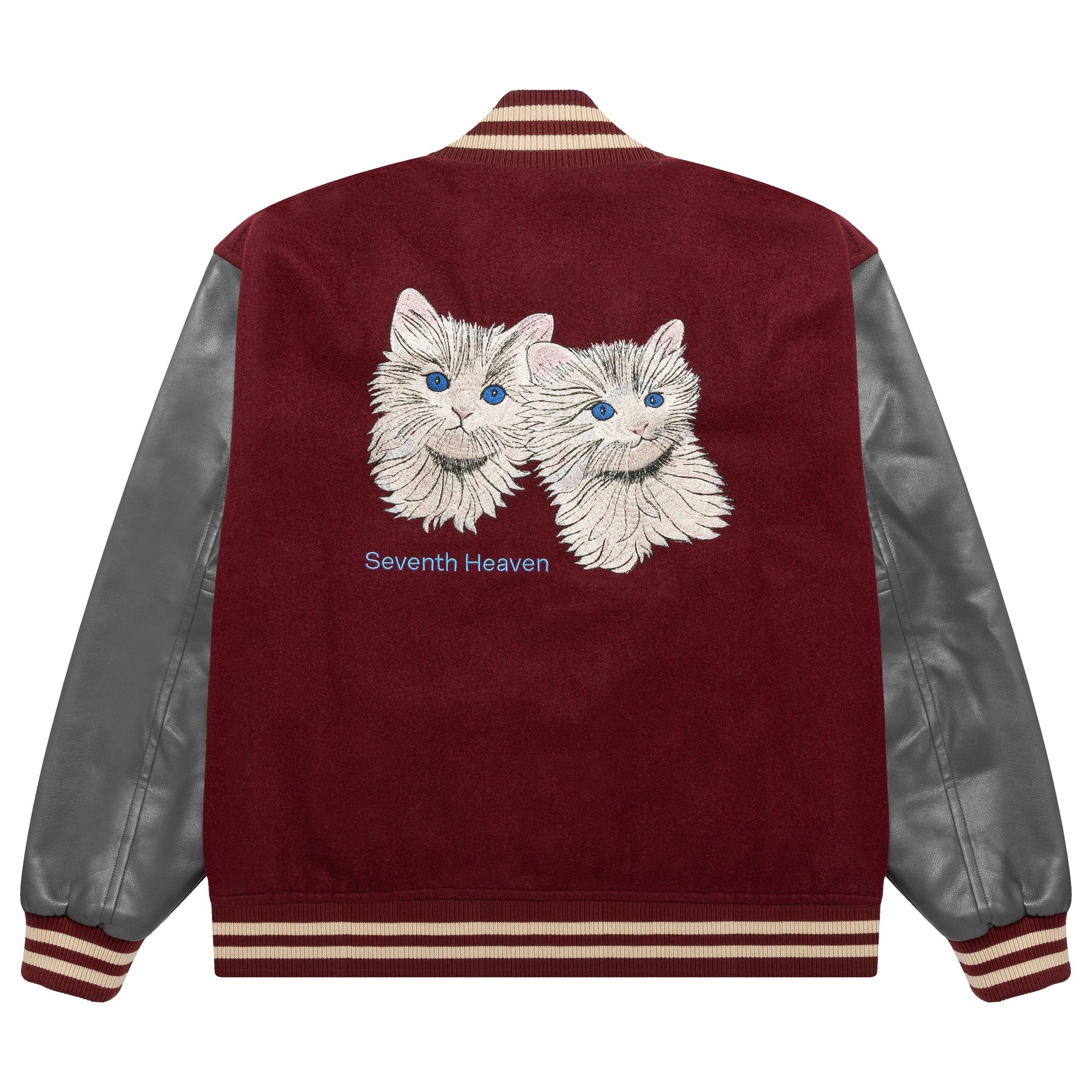 Seventh Heaven Cats Varsity Jacket - Image 2