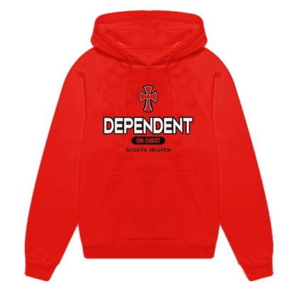 Seventh Heaven Cross Print Dependent Hoodie